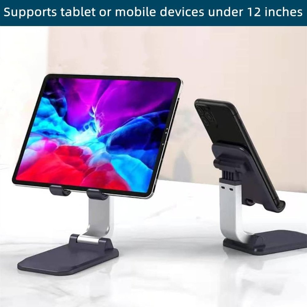 Cell Phone Stand for Desk, Desktop Cell Phone Holder, Mobile Phone Dock - Picture 3 of 4